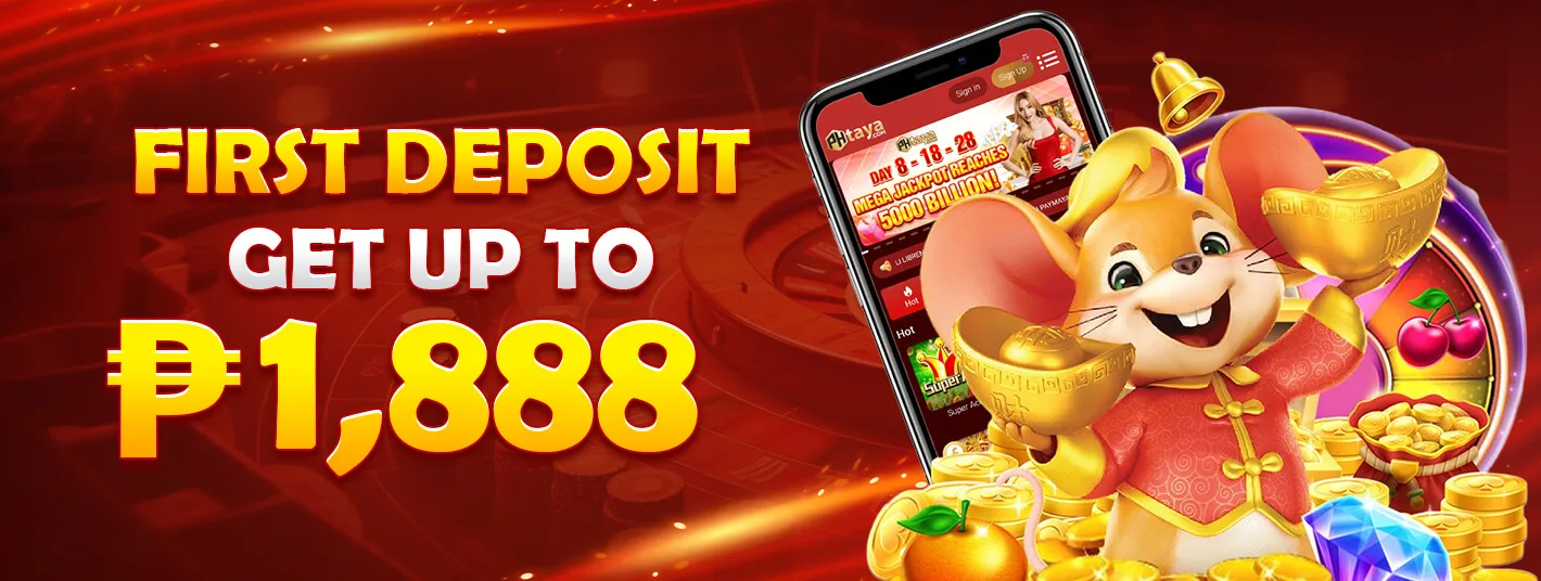 PHTAYA first deposit bonus up to ₱1,888 on slots and fishing